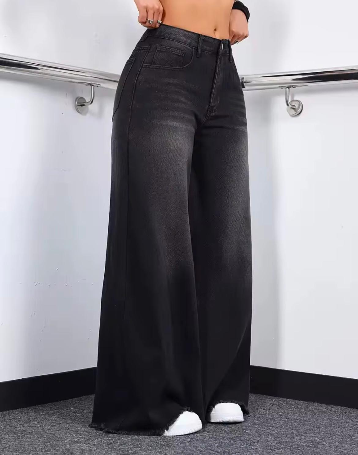 Jean large pour femme