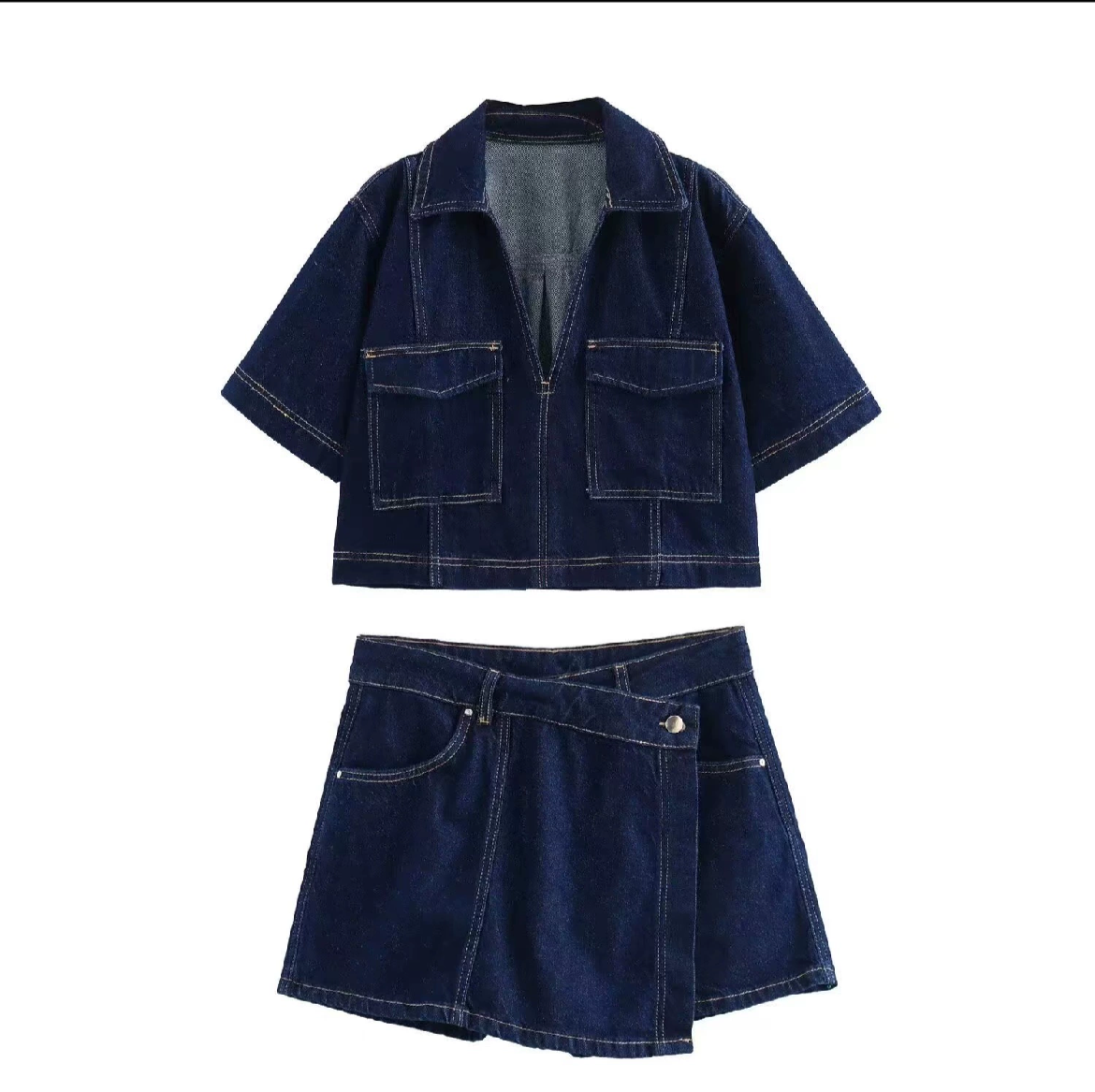 Ensemble Jupe courte en jean