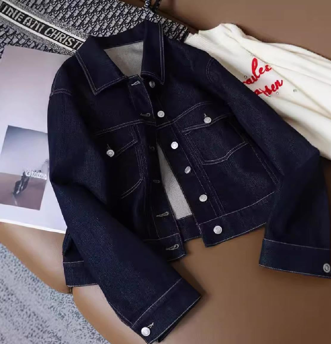 Veste en jean pour femme