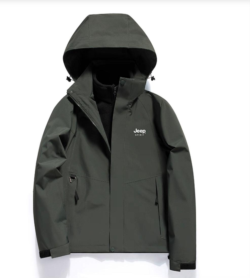 Veste à capuche zippée pour hommes