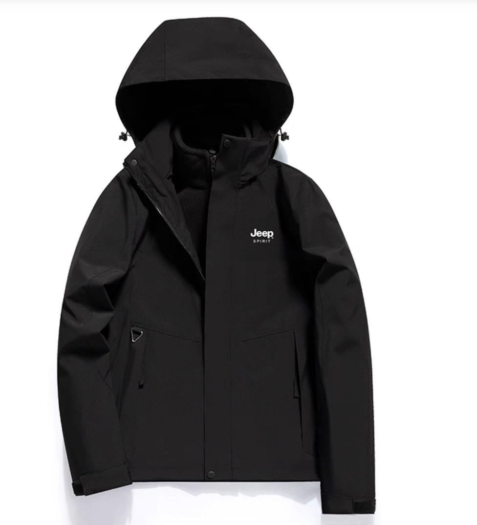 Veste à capuche zippée pour hommes